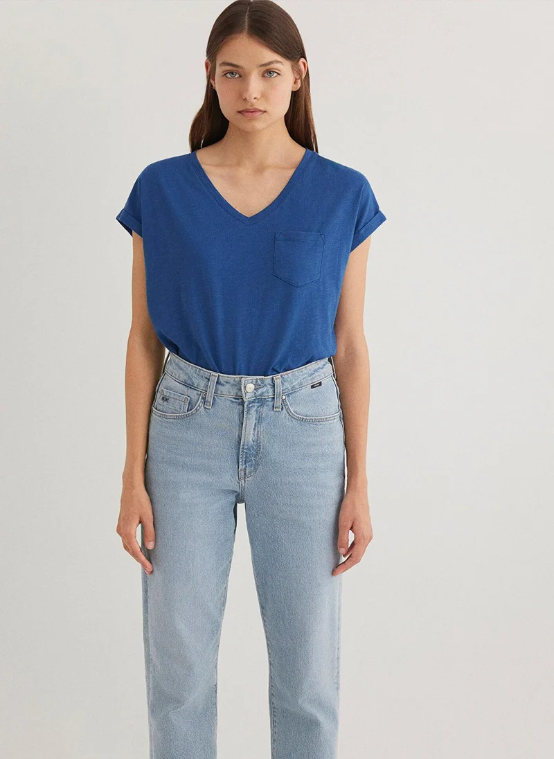 MAVI Blue Basic Top