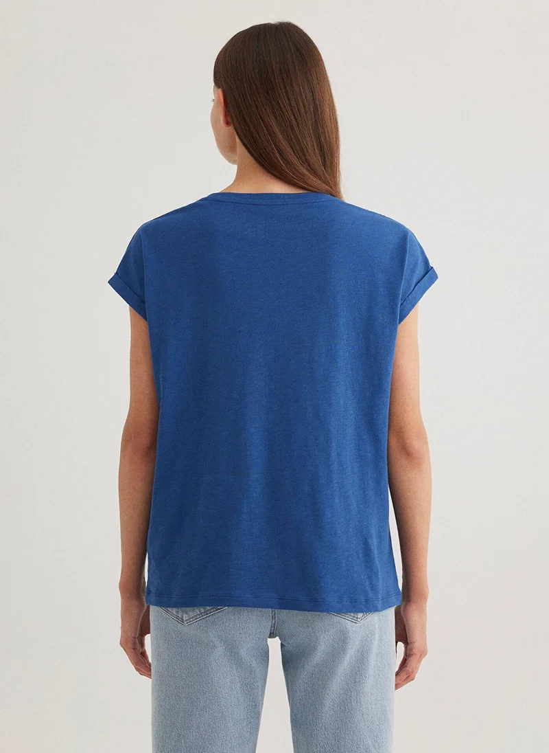 MAVI Blue Basic Top