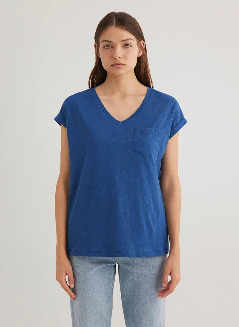 MAVI Blue Basic Top