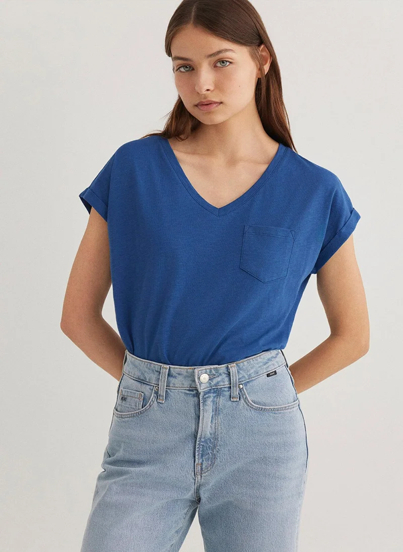MAVI Blue Basic Top