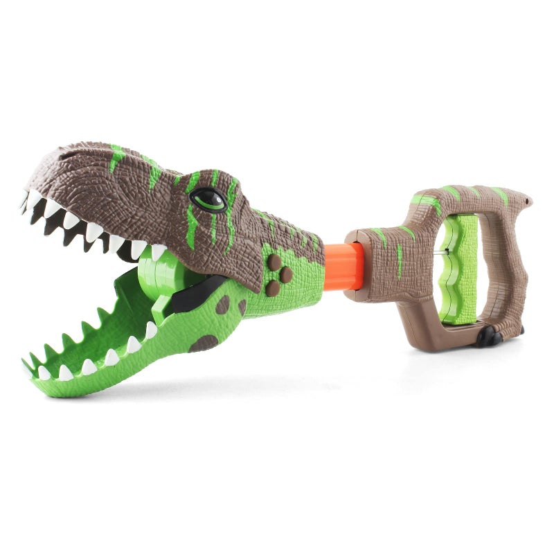 DINOBROS Dinosaur Chomper Toys for Kids with 3 Roar Sounds and Light Jurassic Dinosaurs Grabber Claw TRex Reacher Robot Hand Pincher Dino Snapper - Image 4