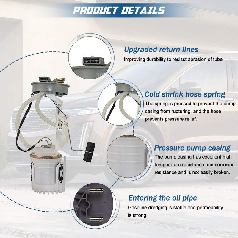 Apeixoto Electric Fuel Pump E8366M for VW Passat, Cabrio, Eurovan, Golf, and Jetta - Image 2