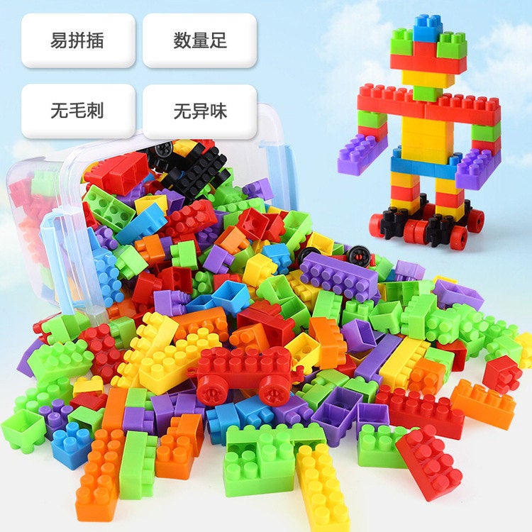 Cross-Border Building Block Toys for Boys and Children, One-Year-Old Infants, Baby Building Block Toys, Large Particles, Bulk Wholesale - Image 5
