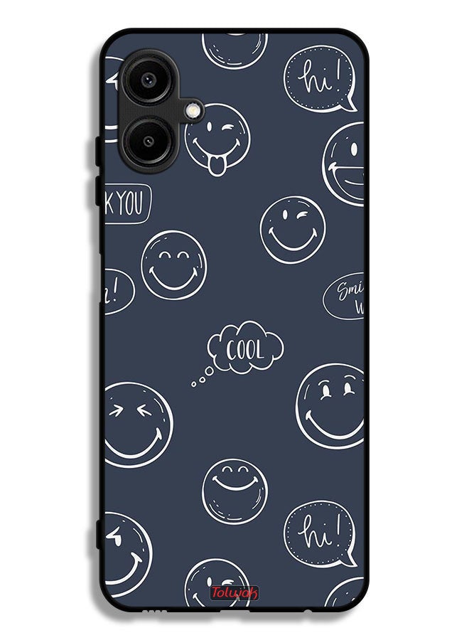 Tolwak Samsung Galaxy M06 5G Protective Case Cover Cool Faces Tags - Image 1
