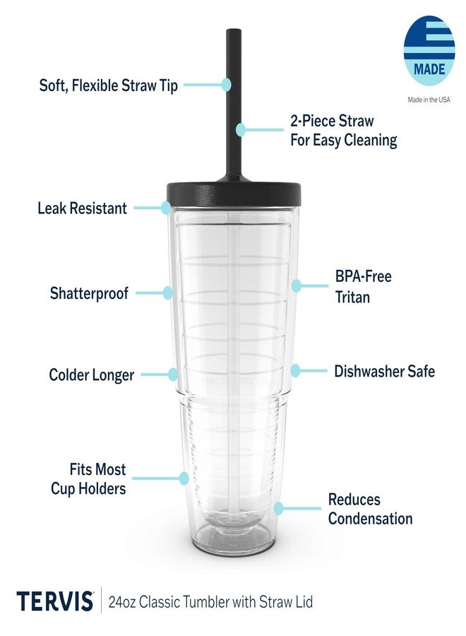 Tervis Disney - Winnie The Pooh Forest Sketch Made in USA Double Walled Insulated Tumbler Travel Cup Keeps Drinks Cold & Hot, 24oz with Straw Lid, Classic - Image 3