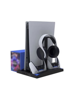 Ipega 6 in 1 Game Vertical Stand Multifunctional Cooling Fan Charging Station For PS5 PlayStation 5  - Image 2