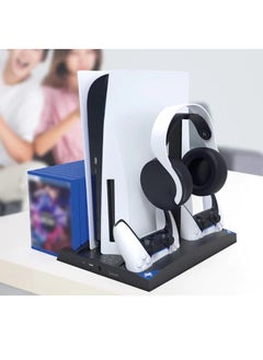 Ipega 6 in 1 Game Vertical Stand Multifunctional Cooling Fan Charging Station For PS5 PlayStation 5  - Image 1