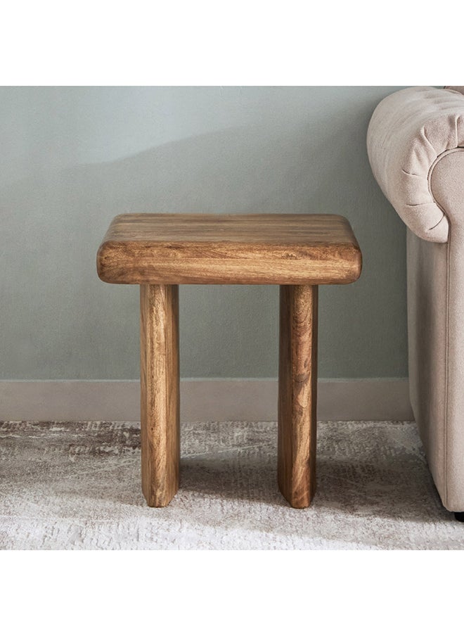 Home Box Clayton Solid Wood End Table 50 x 50 x 50 cm  - Image 3