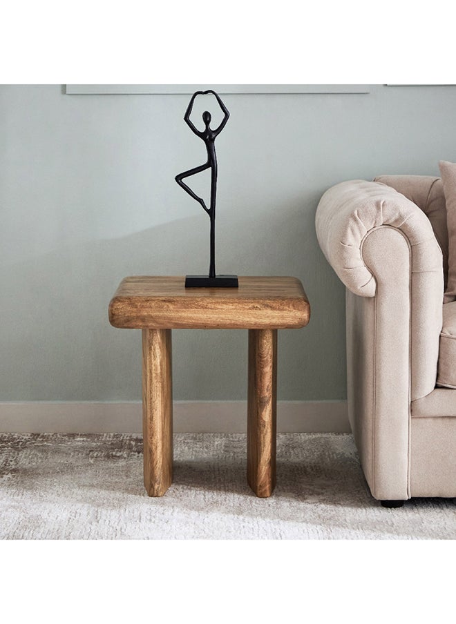Home Box Clayton Solid Wood End Table 50 x 50 x 50 cm  - Image 2