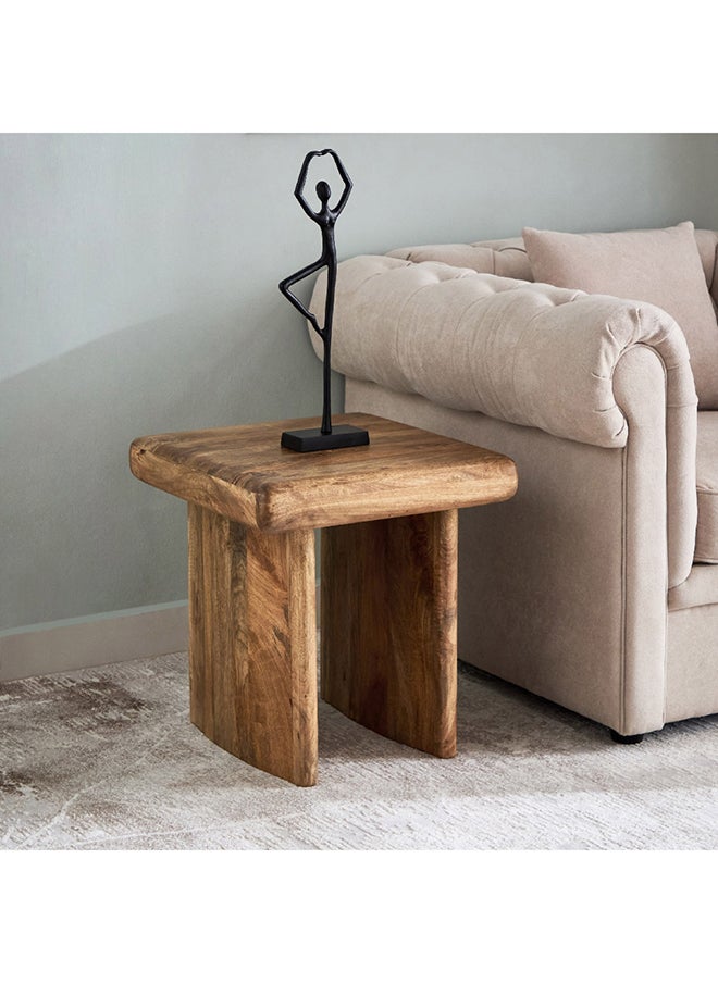Home Box Clayton Solid Wood End Table 50 x 50 x 50 cm  - Image 1