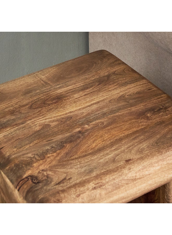 Home Box Clayton Solid Wood End Table 50 x 50 x 50 cm  - Image 4