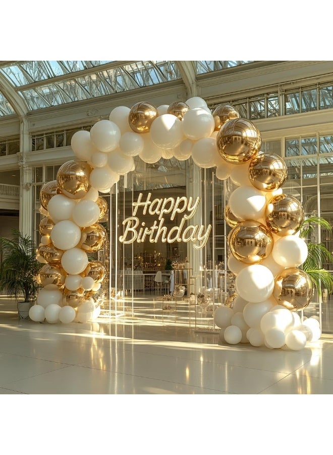 White Balloons Latex Party Balloons, 100 Pack – 12 inch Round Helium Balloons for White Themed Wedding, Graduation, Birthday Party Backdrop, 4th of July, Independence Day Decorations - Image 4