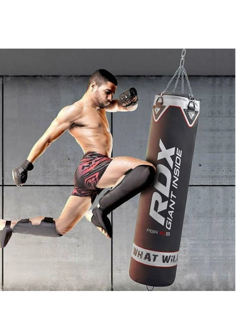 Rdx - RDX X1 6FT 3-IN-1 Black Punching Bag With Punching Gloves Set - Image 1