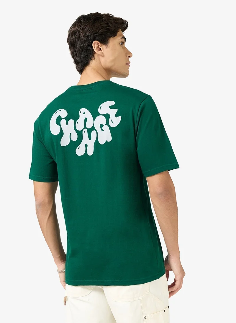 Seventy Five Graphic Print Regular Fit T-Shirt