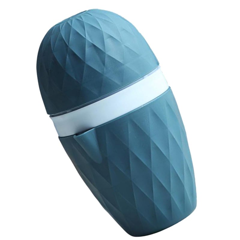 Dark Blue Manual Citrus Juicer Cup Compact Fruit Squeezer Tool For Lemon Orange Kitchen Use - Image 2