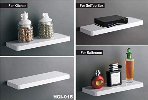 BRANCO - {Set of 2) Multipurpose Kitchen Bathroom Shelf Wall Holder Storage Rack ( Each Shelves Size : 31x13x4 cm) - Image 3