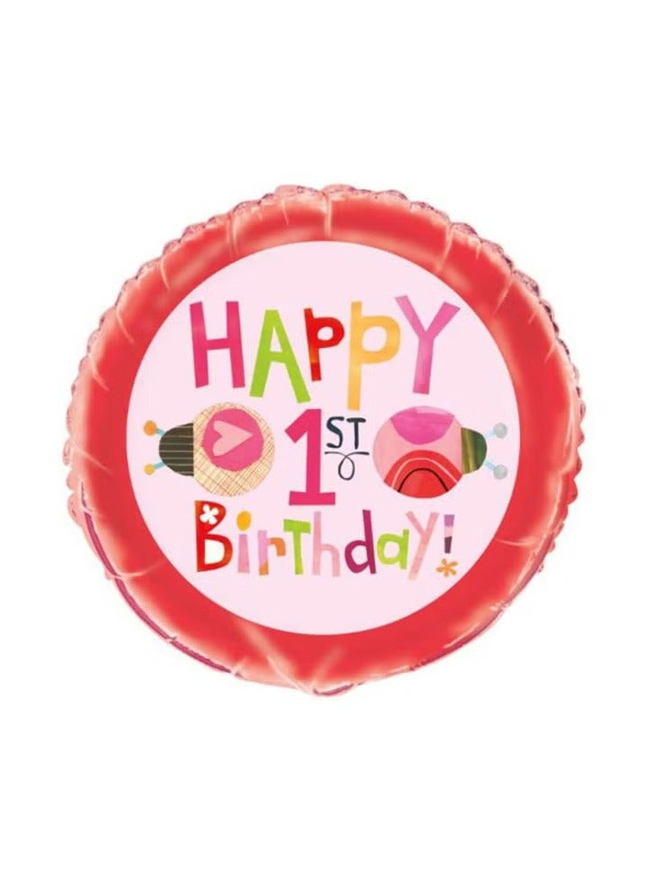 يونيك عيد الميلاد الأول الخنفساء احباط بالون 18 بوصة