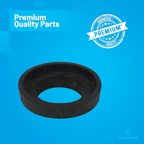 EVERTECHPRO PLB20A031 EvertechPRO Toilet Tank Gasket - High-Quality 2-Inch Round Shape Toilet Gasket in Durable Black Sponge Rubber - Universal Fit, Easy Installation, Reliable Tank to Bowl Gasket - Image 2