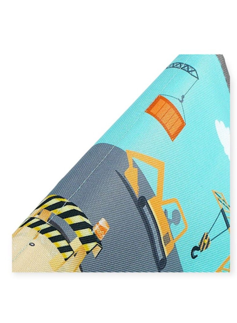 حسم حاجز رمل للأطفال - غرفة ألعاب قابلة للطي للعب والتخزين : مقاسات المنتج : 30 سم *120سم *95 سم - Image 5