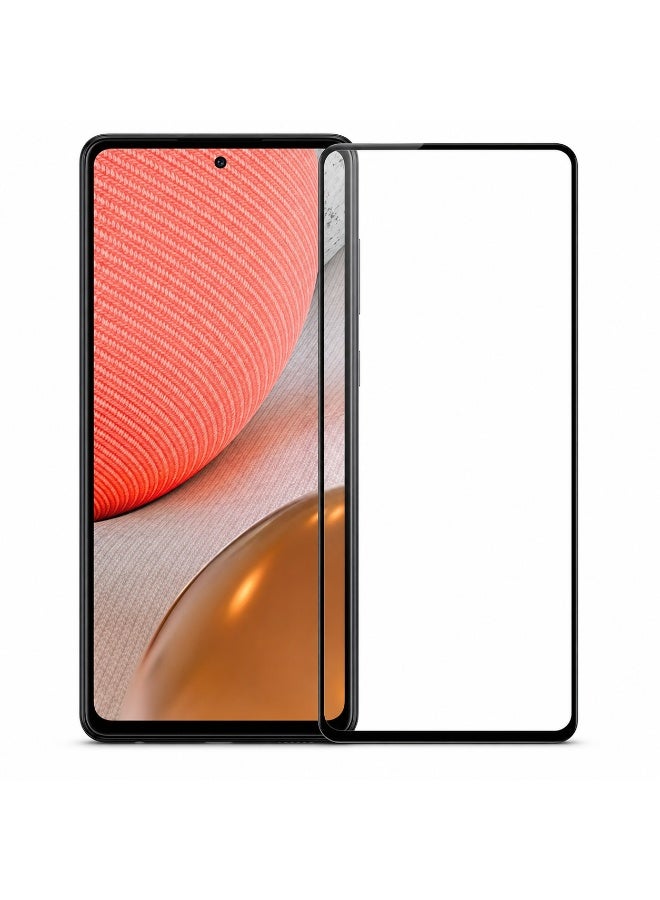 Deer Al-Ghazala Anti-Static ESD Tempered Glass Screen Protector for Samsung Galaxy A52 5G - Full Glue Full Coverage Black Frame - Image 1