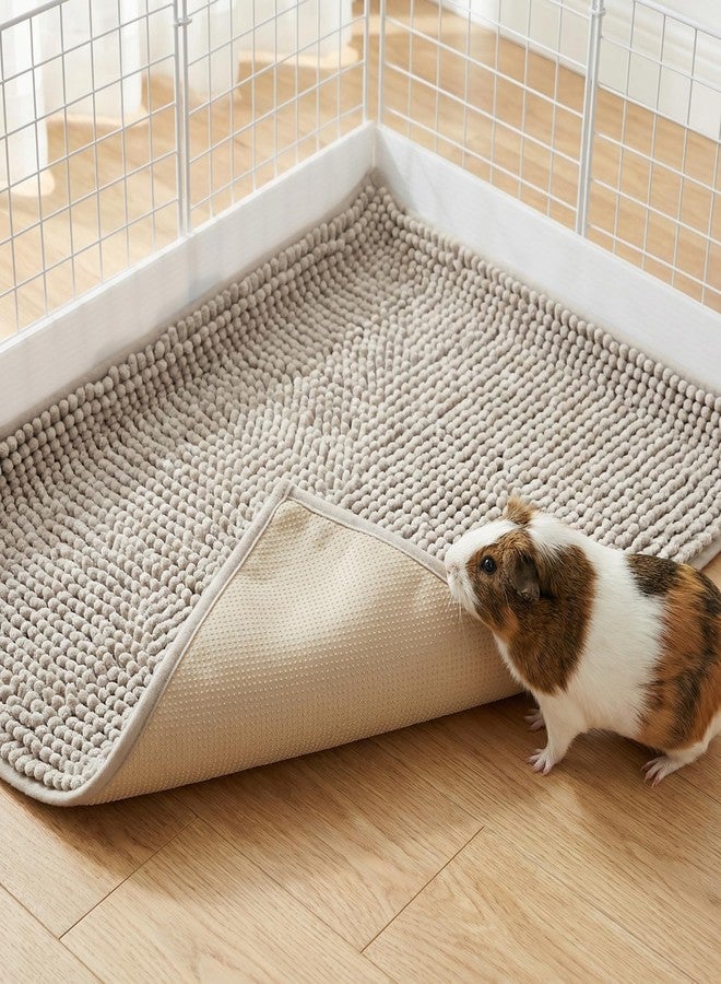 ECVLRTK 20 PCS Guinea Pig Cage Liners 30 x 40 cm (12 x 16 in) Washable Reusable Fleece Pee Pads with Non Slip Backing for Small Animals Rabbit Bunny Hamster - Image 2