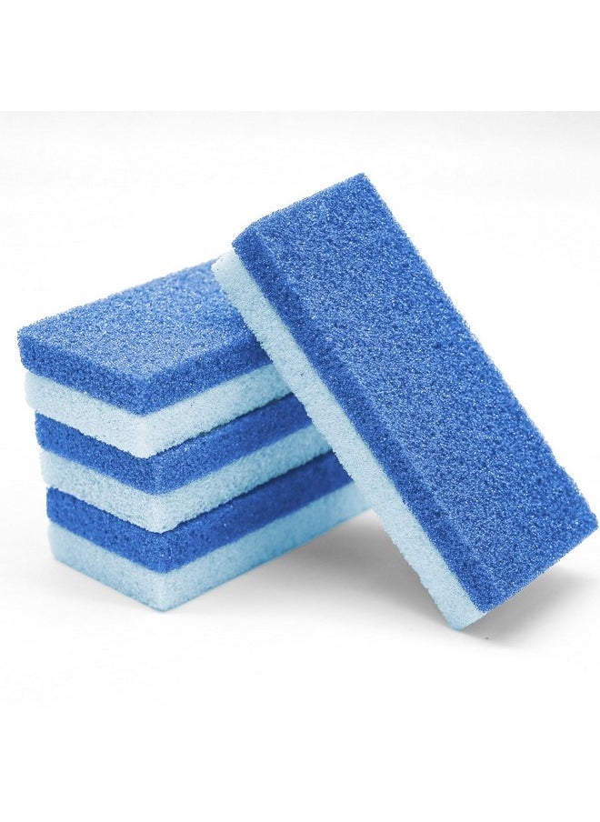 lenpestia Foot Pumice Stone 4 Pack Pedicure Stone For Feet Pumice Sponge For Feet Callus Remover And Scrubber Double Sided Pedicure Foot Pumice Stone For Feet And Heels Callus And Dead Skins (Blue)  - Image 1