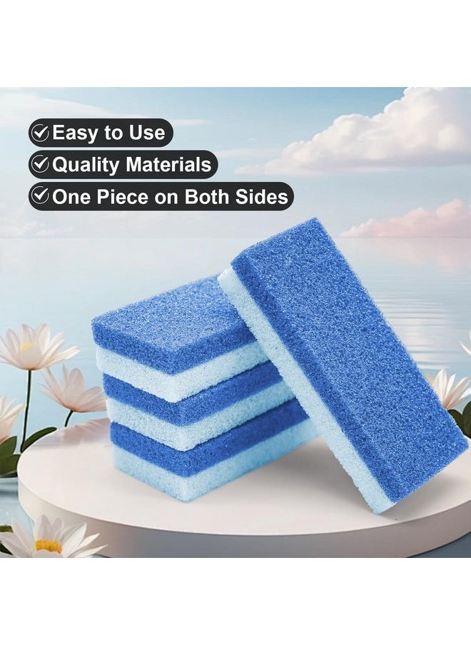lenpestia Foot Pumice Stone 4 Pack Pedicure Stone For Feet Pumice Sponge For Feet Callus Remover And Scrubber Double Sided Pedicure Foot Pumice Stone For Feet And Heels Callus And Dead Skins (Blue)  - Image 4