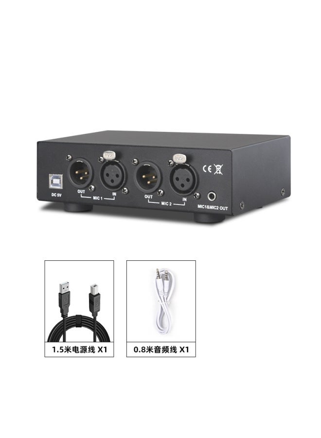 Live Recording Large Diaphragm Dual Capacitor Microphone Available 48v Phantom Power Usb Power Voltage Regulator Noise-free - Image 1