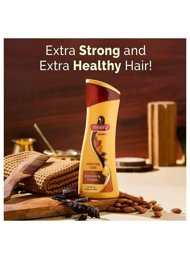MEERA Shampoo Hair Fall Care With Shikakai And Badam For Strong And Healthy Hair 180 ML - Image 2