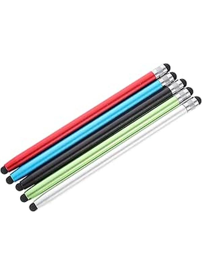 5 Assorted Colors Capacitive Stylus Pens For Touch Screen Smartphones Tablets - Image 1