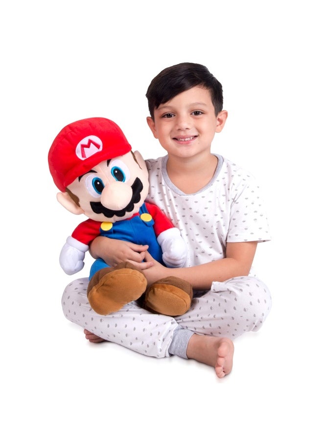 Franco - Super Mario Kids Bedding Super Soft Plush Cuddle Pillow Buddy  One Size  By Franco - Image 1