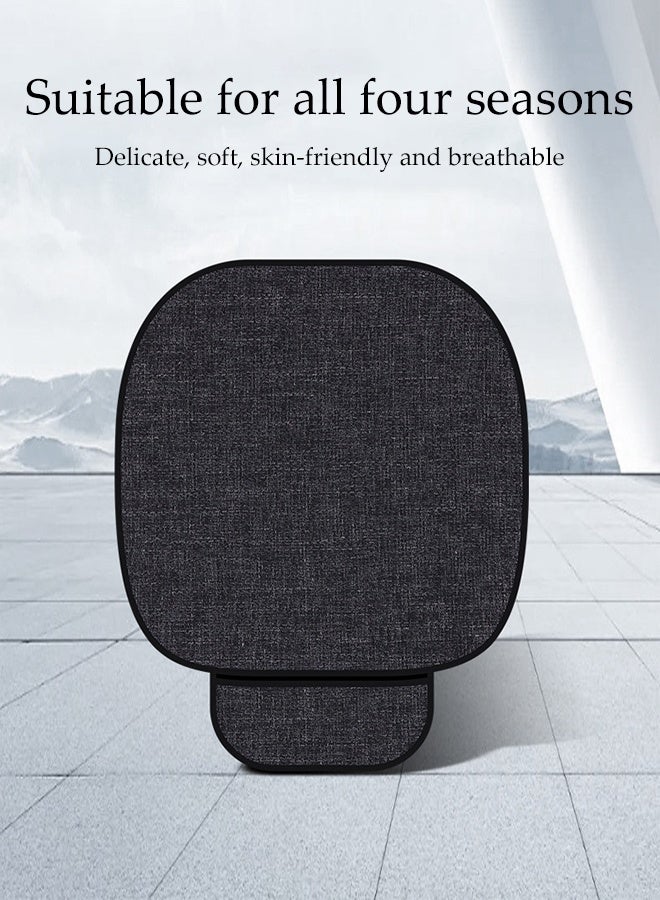 DUNISO 3Pcs Car seat cushion, breathable flax car seat protective cover, with storage bag, anti slip and earthquake resistant, suitable for most models such as SUV, sedan and van - Image 5