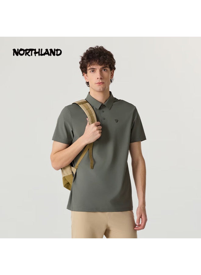 Northland 25 Summer New Men'S Short-Sleeve Polo Shirt, Outdoor Sun Protection, Skin-Friendly, Breathable, Simple And Comfortable Business Polo Shirt - Image 1