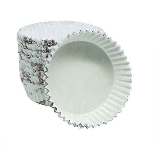 Enlynn Disposable Ruffled Round Shape Non-Stick Paper Baking Cup, Pack of 100 (3.5") - Image 1