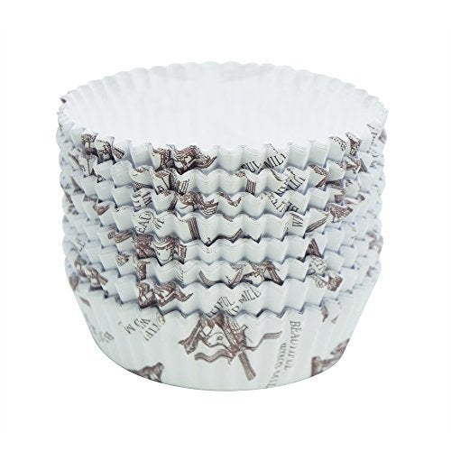Enlynn Disposable Ruffled Round Shape Non-Stick Paper Baking Cup, Pack of 100 (3.5") - Image 5