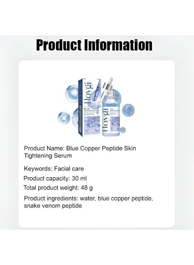 Copper Pep Anti-Aging Serum 30ml - Skin Revitalizing Formula with Brightening Essence for Radiant Face Clinically Proven Wrinkle Reduction 30ml