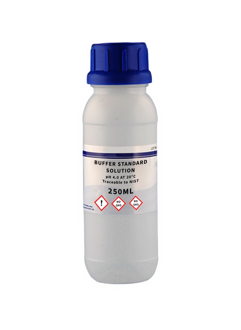 King Mariot - Buffer Standard Solution | 250ml | pH 4.0 at 20°C | Traceable to NIST | Liquid Calibration Solution for Accurate pH Measurement - Image 1