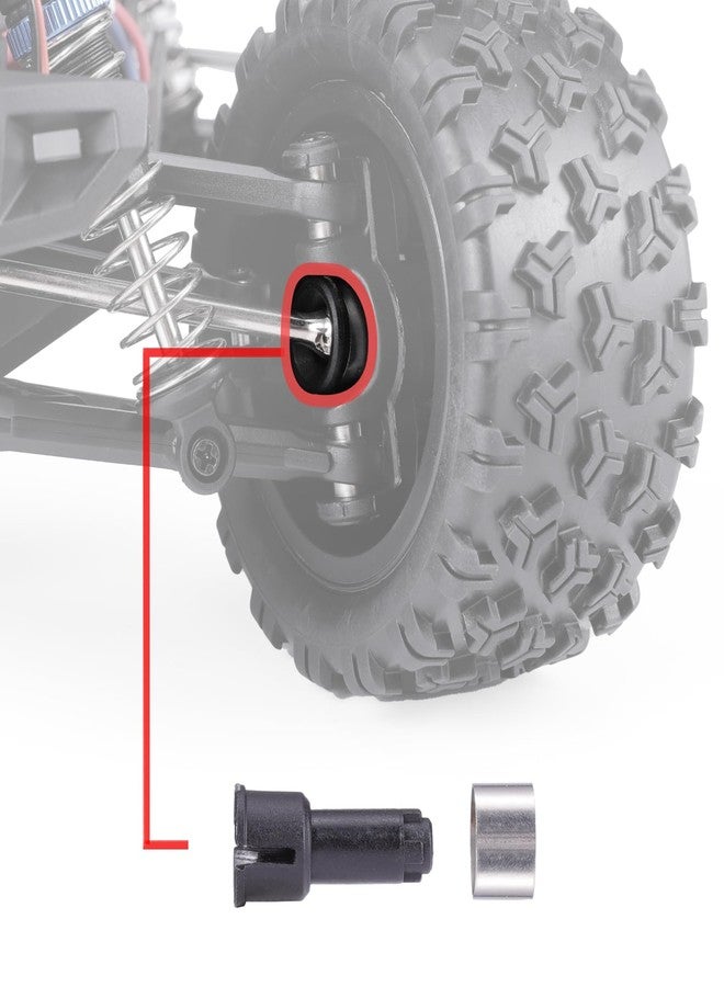 HAIBOXING RC Car Spare Parts Plastic Front/Rear Wheel Shafts Cups, 1/18th Scale Remote Control Trucks Accessories Apply to 2020 New Version 18858 & 18859 & 18868 (M1815) - Image 4