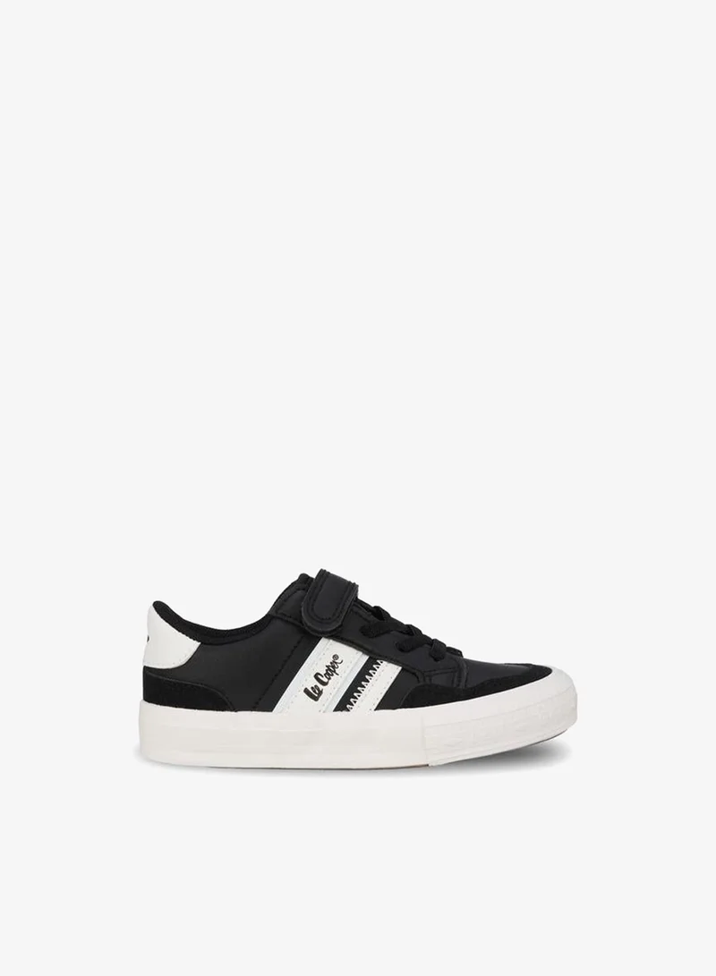 Lee Cooper Boys Logo Print Lace-Up Ankle Sneakers