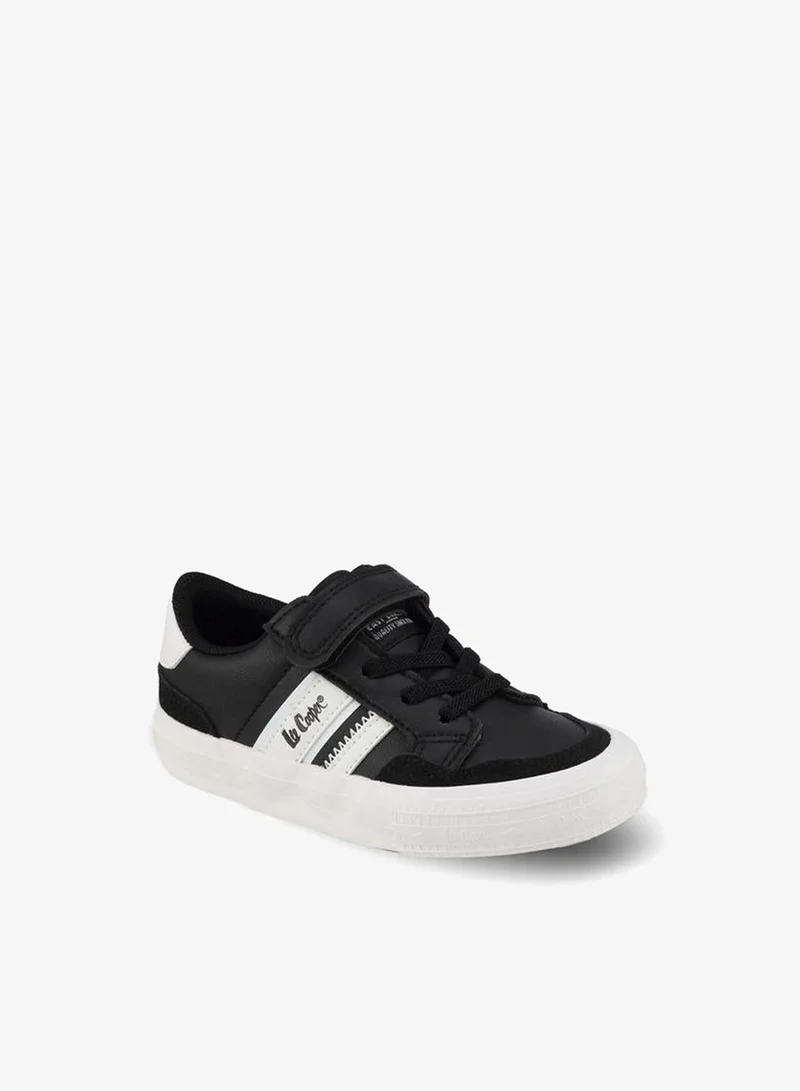 Lee Cooper Boys Logo Print Lace-Up Ankle Sneakers