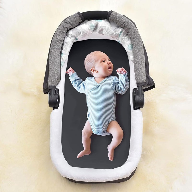 Bassinet Fitted Sheets Breathable Microfiber Pram Bedding for Infants Upgrades Nursery Sheets Coloeful Bed Sheet Unisex Bedding - Image 2