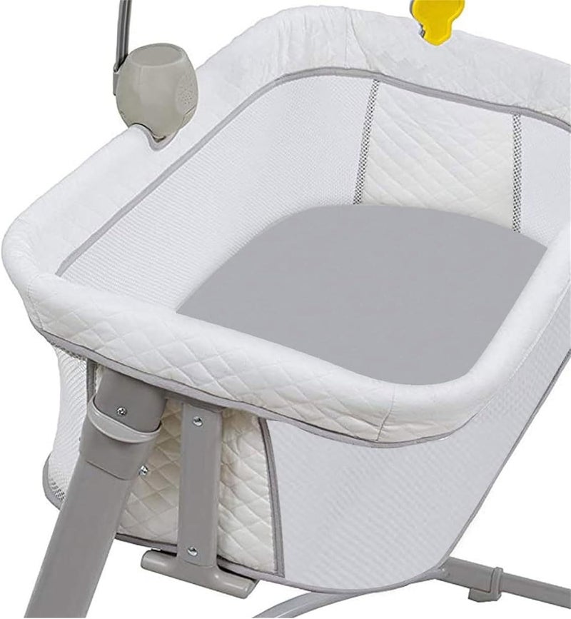 Bassinet Fitted Sheets Breathable Microfiber Pram Bedding for Infants Upgrades Nursery Sheets Coloeful Bed Sheet Unisex Bedding - Image 3