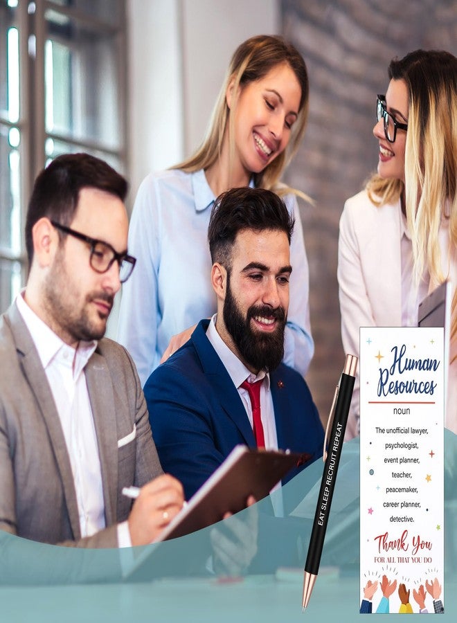 Engrowtic مجموعة إنجروتيك المكونة من 24 قلم حبر جاف تحفيزي مع اقتباسات، هدية مثالية لموظفات قسم الموارد البشرية، تتضمن 24 قلمًا، و24 بطاقة شكر، مناسبة لمديري الموارد البشرية ومديري المكاتب والمهنيين. - Image 5