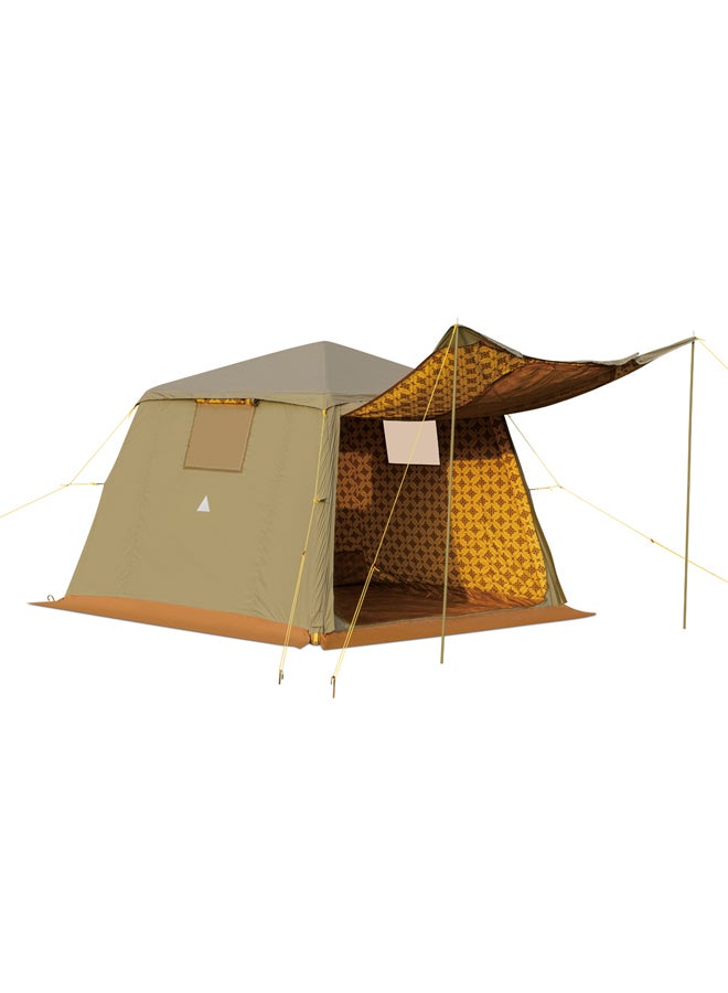 السنيدي خيمة رحلات هوائية قماش قطني,خيمة نفخ بالهواء, مقاس 300*300*220 سم - Image 1