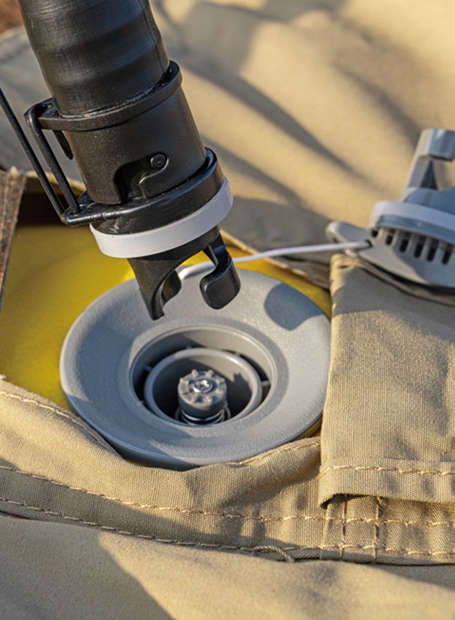 السنيدي خيمة رحلات هوائية قماش قطني,خيمة نفخ بالهواء, مقاس 300*300*220 سم - Image 3