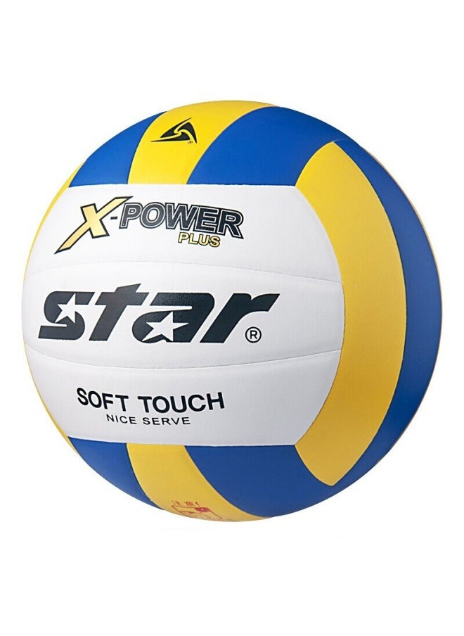 Star Star Volleyball Vb5055c-33 Standard Hard Volleyball For Youth And Adults In School Training Matches, Blue Yellow White, Size 5  - Image 4