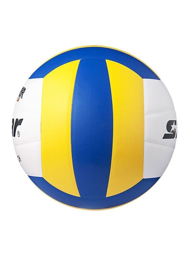 Star Star Volleyball Vb5055c-33 Standard Hard Volleyball For Youth And Adults In School Training Matches, Blue Yellow White, Size 5  - Image 5