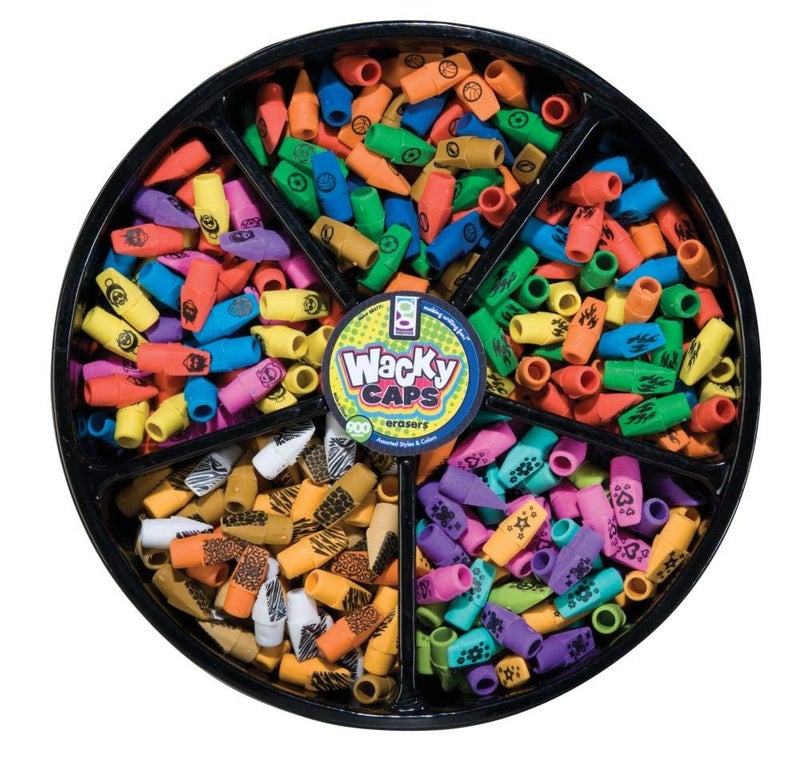 Geddes Raymond Geddes Wacky Cap Pencil Erasers (Pack of 900) - Image 3