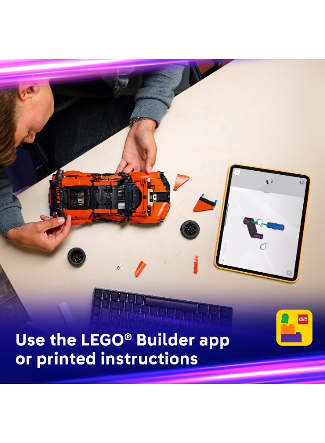 LEGO Technic Bugatti Chiron Pur Sport Hypercar Toy 42222 (Age 9+, 771 Pieces) - Image 3