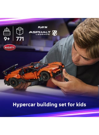 ليغو Technic السيارة الفائقة Bugatti Chiron Pur Sport، لعبة سيارة سباق للأطفال بعمر ٩ سنوات وأكثر (٧٧١ قطعة)‏ 42222 - view 3